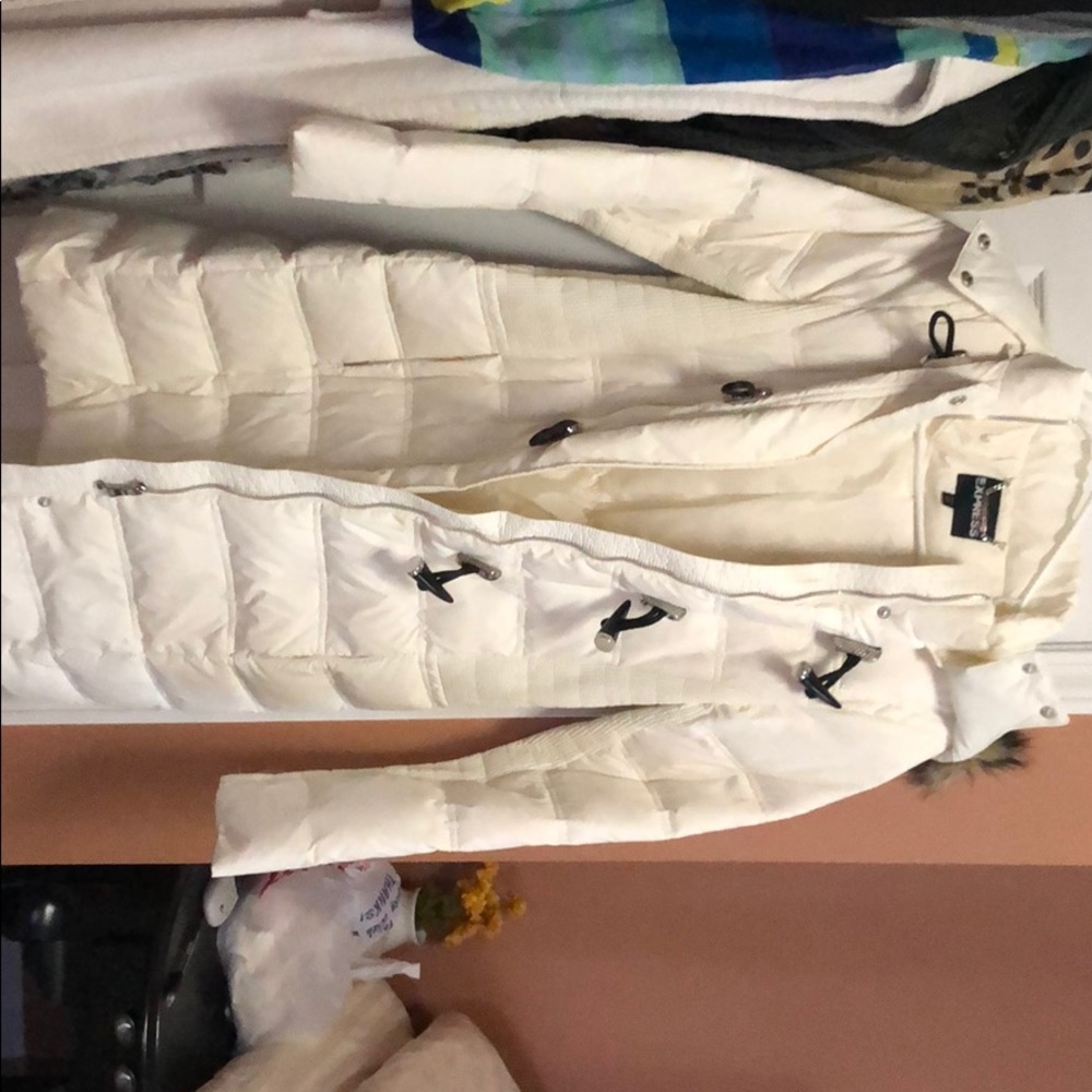 Express long puffer jacket